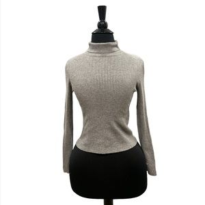 Active USA Turtle Neck Crop Top